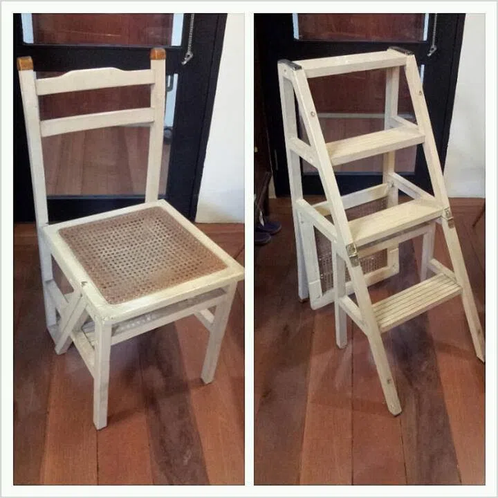 Vintage foldable chairs at second hand shop Roccoco Kent (now closed)