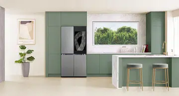 Samsung Bespoke 4 Door Flex fridge with camera and screen, AI Family Hub+ launched at the CES 2024