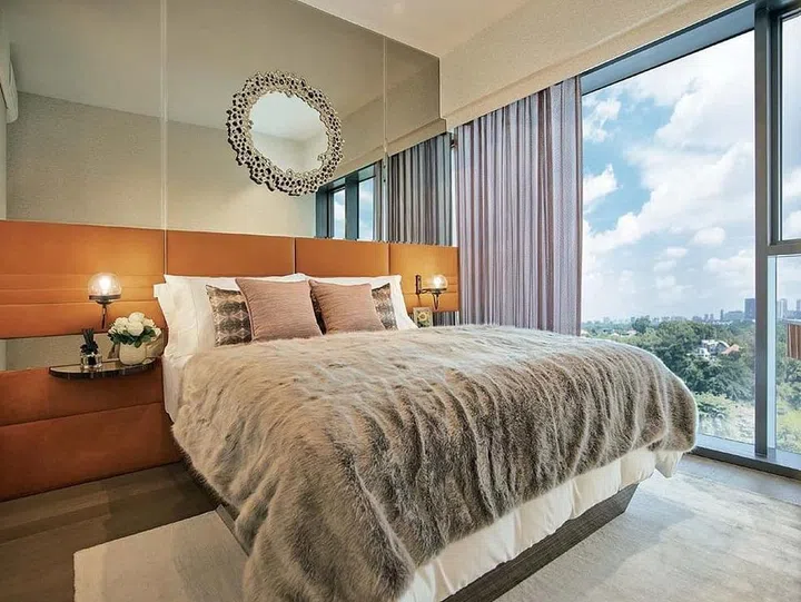 Showroom bedroom in Margaret Ville condominium. Image from official Margaret Ville website.