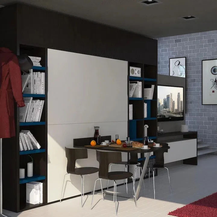 Slumberdine folded p with dining table