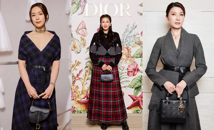 左至右：林慧玲、刘子绚、欧萱。(Photo Courtesy of Dior)