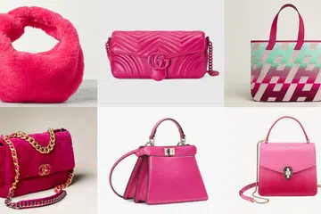 Designer Handbags In Pantone 2023 Colour of the Year Viva Magenta
