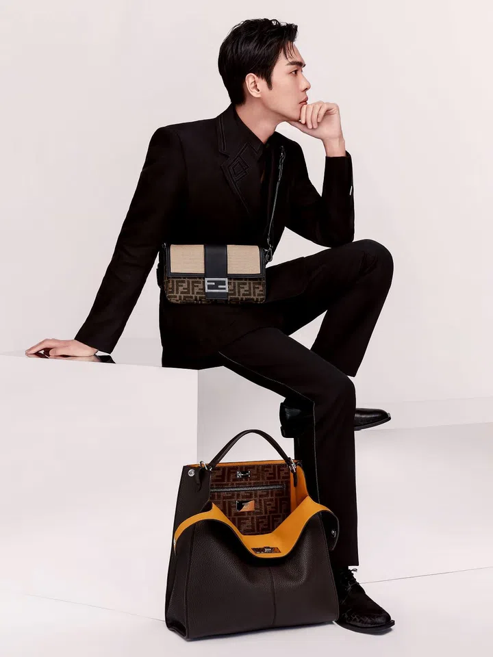 张若昀担任Fendi皮具代言人。照片：品牌提供