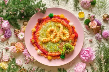 Chinese new year, Lunar new year, Yusheng, Yu Sheng, Lohei, Reunion dinner, Chinese restaurants, Year of the Snake