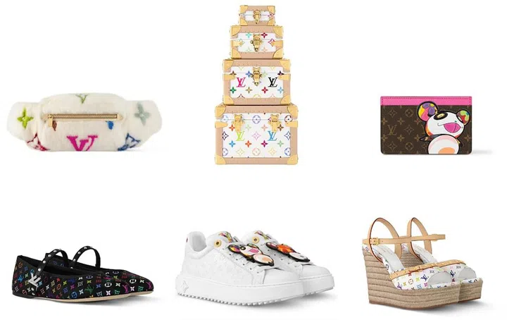 Louis Vuitton x Murakami复刻系列单品 Photo Courtesy of Louis Vuitton 