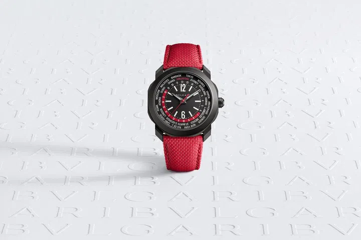宝格丽Octo Roma世界时间腕表新加坡60周年限量版, SG60, National Day, Red watches, Red and White watches