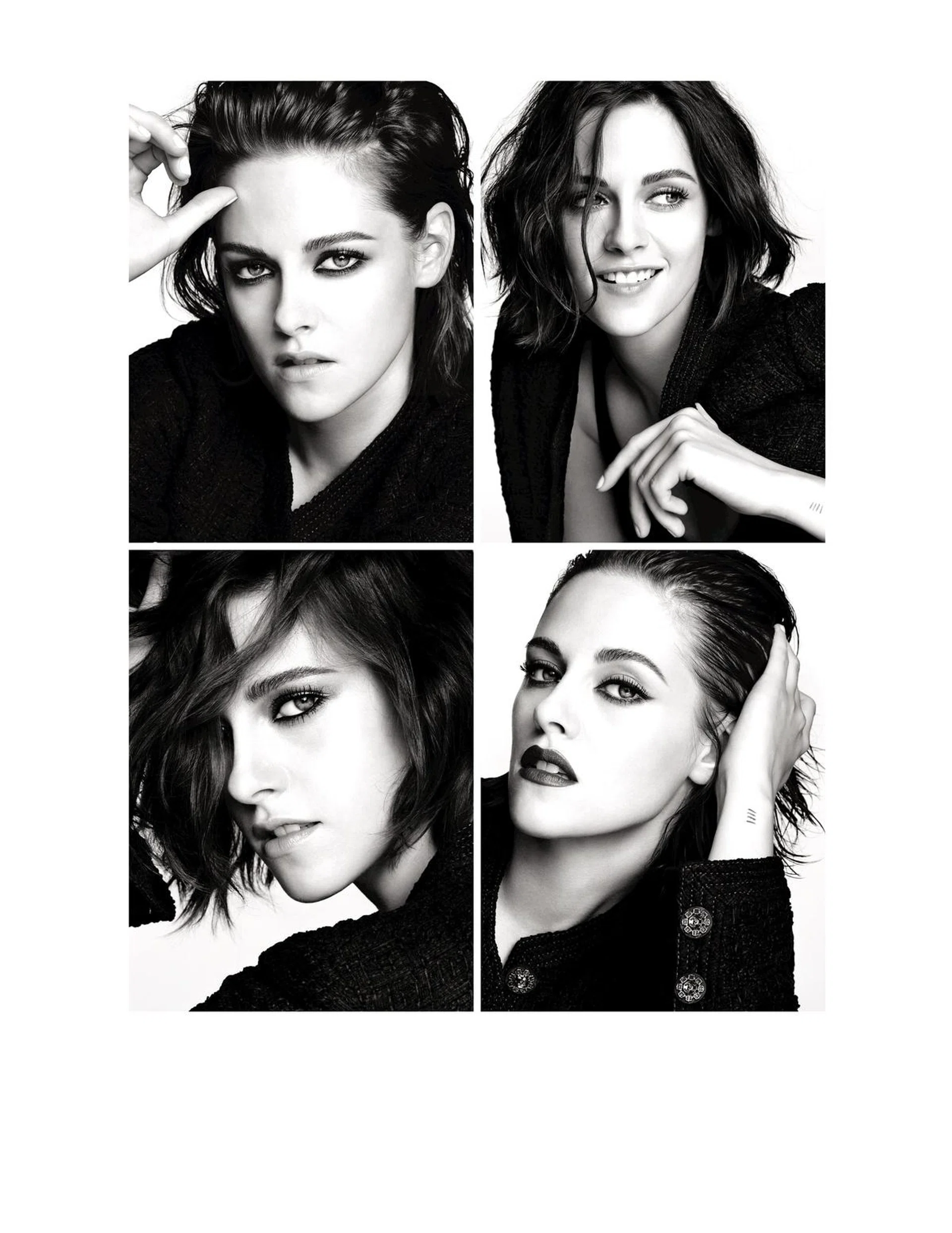Chanel特别邀请品牌新一季彩妆代言人Kristen Stewart出演广告片。