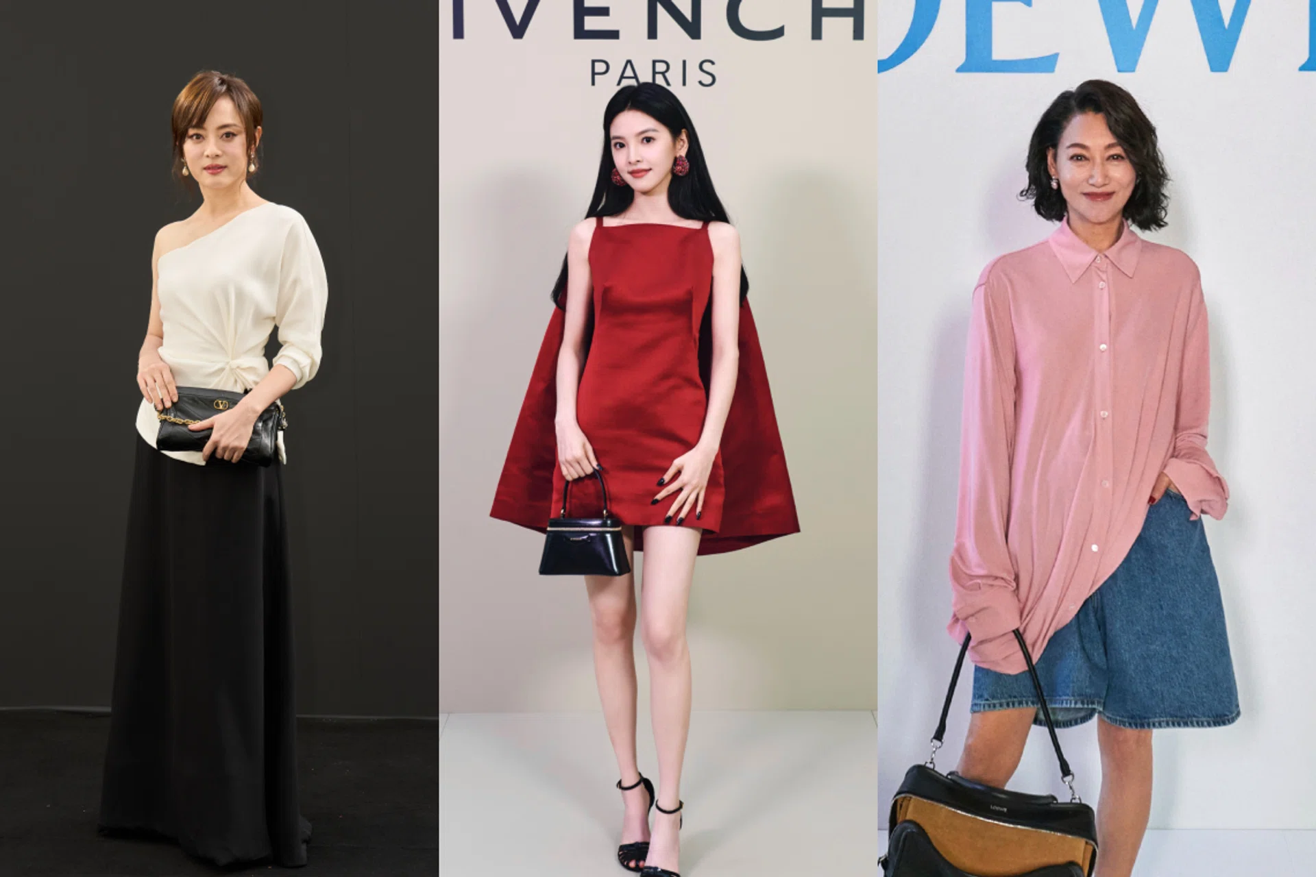 paris fashion week sun li zhang ruonan kara wai