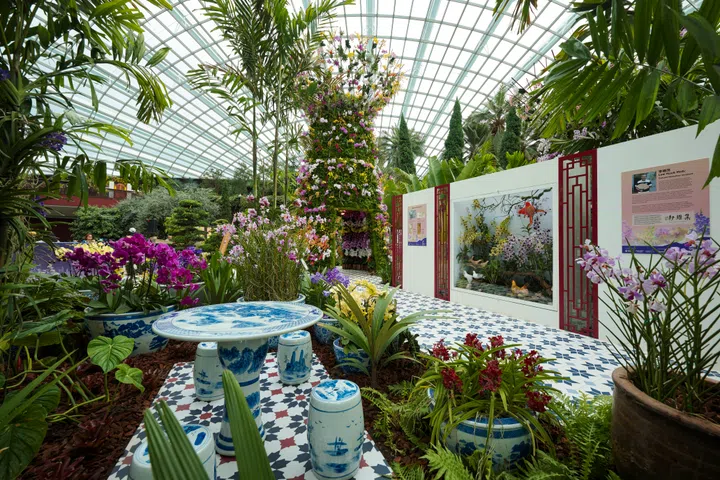 Peranakan Installations Gardens by the Bay