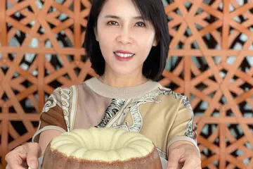 Fanty Soenardy, Chinese New Year, Lunar New Year, Chinese New Year Recipes, recipes, baking, cakes, desserts, Chinese New Year goodies, Steamed Egg White Cake