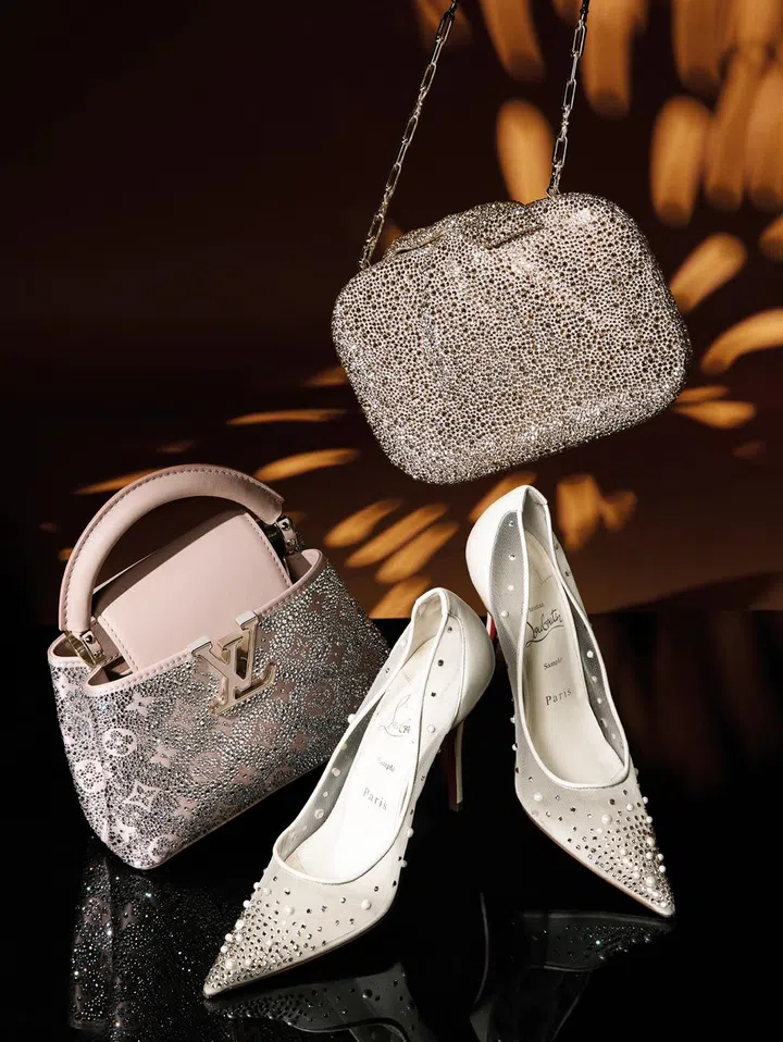 Bridal Spread, Wedding Accessories, Wedding Shoes and Bags