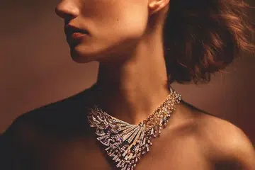 Chaumet, high jewellery collection, sky, skies, colours, hues, celestial, stars, bride, clouds, diamonds, topaz