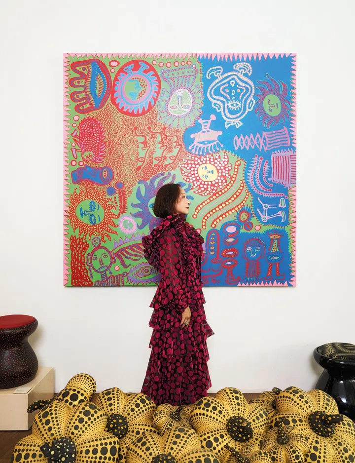 Lito Camacho, Kim Camacho, art collector, Yayoi Kusama