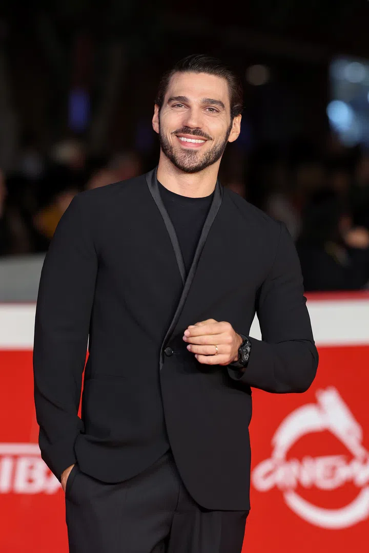 ROME, ITALY - OCTOBER 22: Giuseppe Maggio attends the "Mrs Playmen" red carpet during the 20th Rome Film Festival at Auditorium Parco Della Musica on October 22, 2025 in Rome, Italy. (Photo by Daniele Venturelli/WireImage)