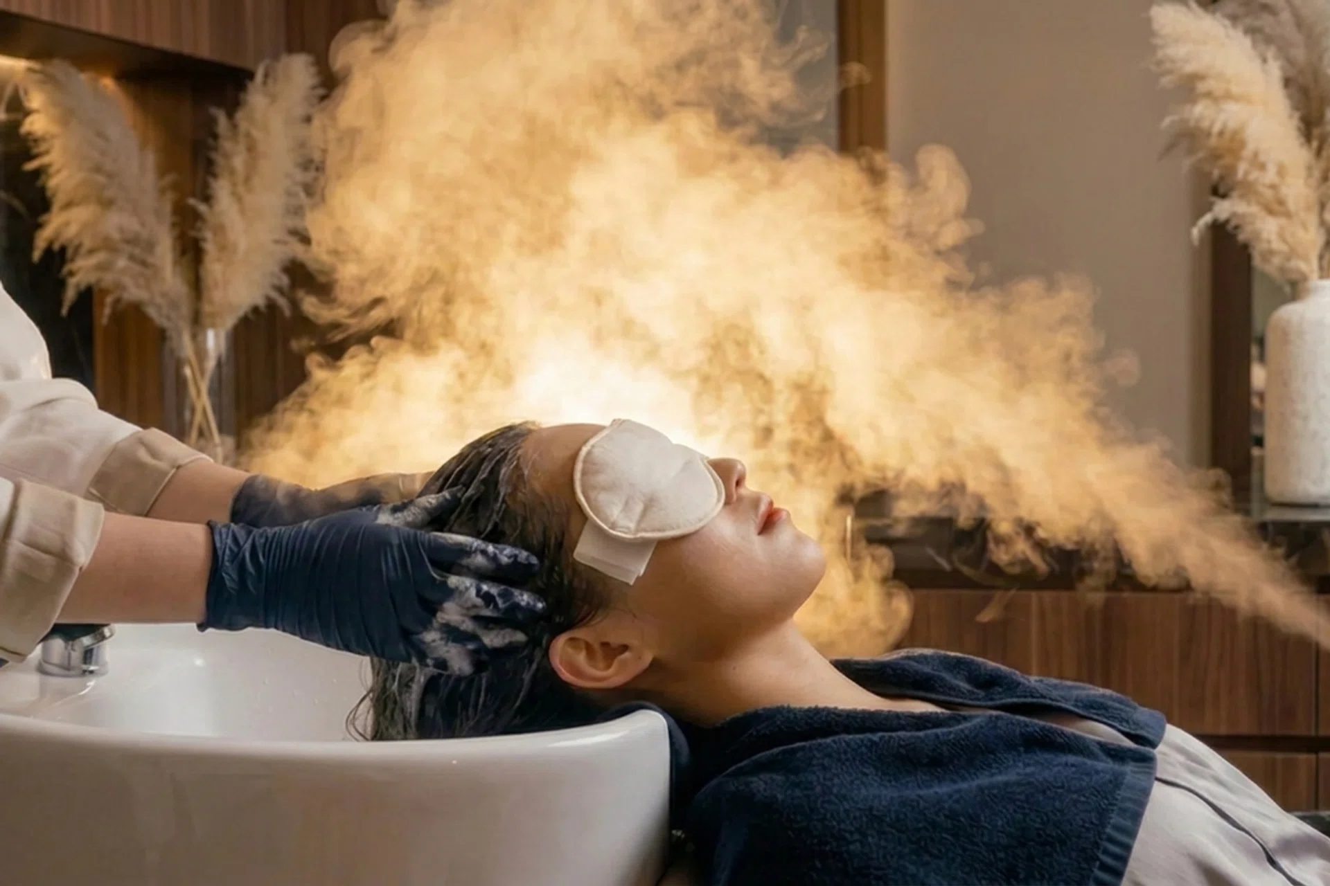 发廊，头部按摩,head Spa, Kolorist, Korean hair salon, 韩式发廊