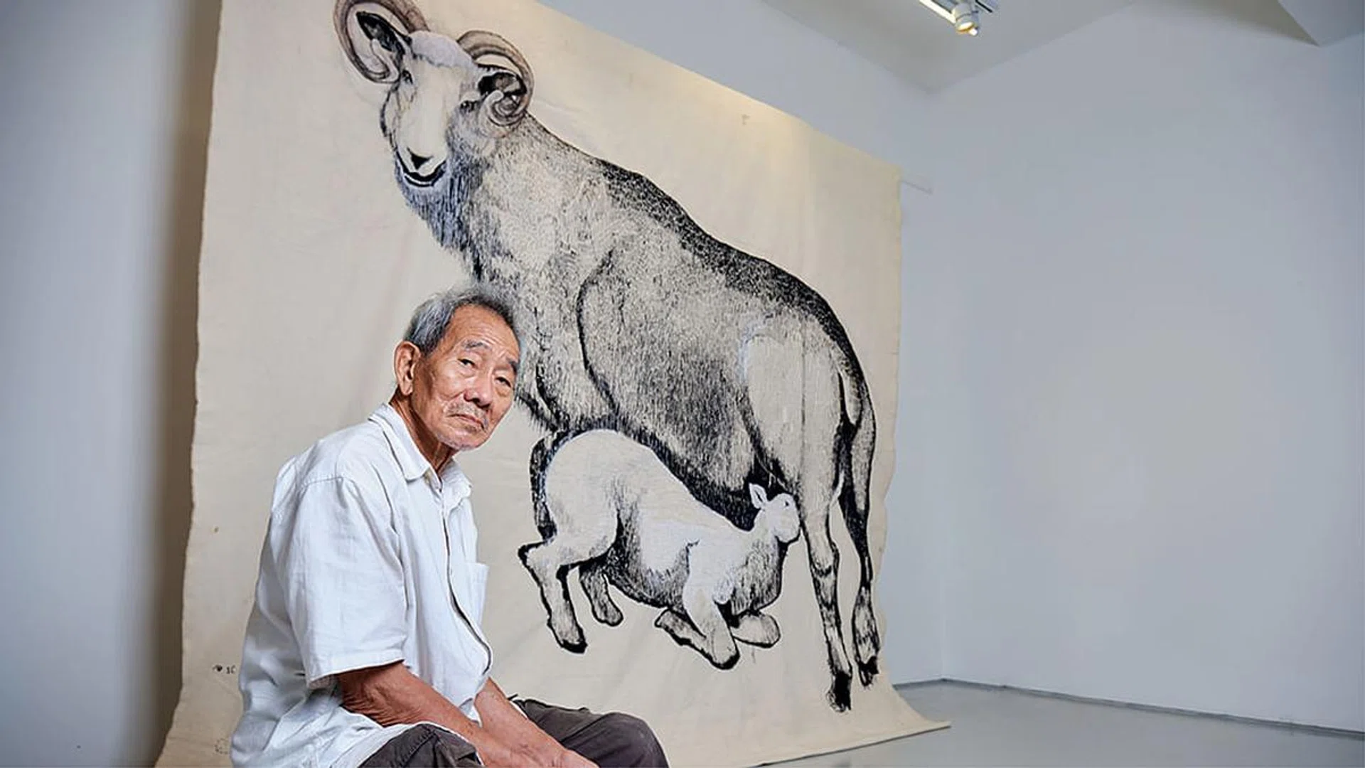 Tang Da Wu, artist, Image courtesy of Art Outreach Singapore