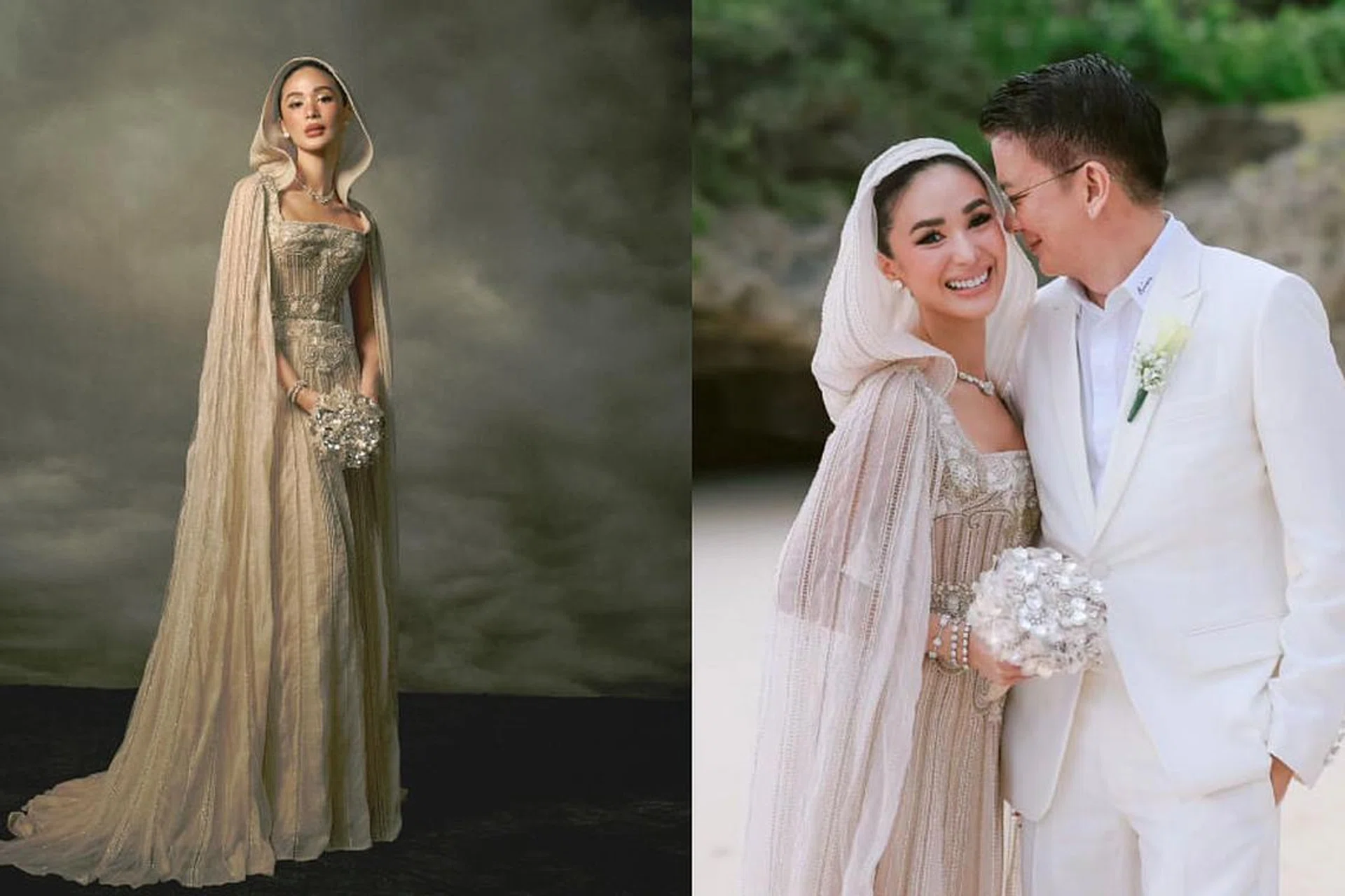 Heart Evangelista, Husband, Francis Chiz Escudero,Phillippines, Balesin Island, Wedding, Renewal Vows, Elie Saab,Michael Leyva