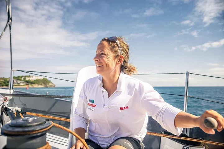 帆船手Alexia Barrier/Photo courtesy of Richard Mille。