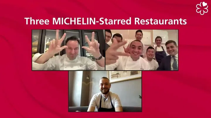 左起顺时钟: Les Amis 的Chef Lepinoy Sebastien、Odette的Chef Julien Royer和团队以及Zén的执行总厨Tristin Farmer。