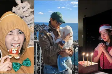 Sheryl Ang, Christmas, Gingerbread man, Desmond Tan, baby, Carry Wong