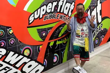 Takashi Murakami, artworks, exhibition, STPI, superflat, bubblewrap, contemporary artist