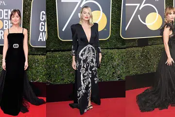 Our top picks of celebrities dressed in all black for Golden Globes 2018