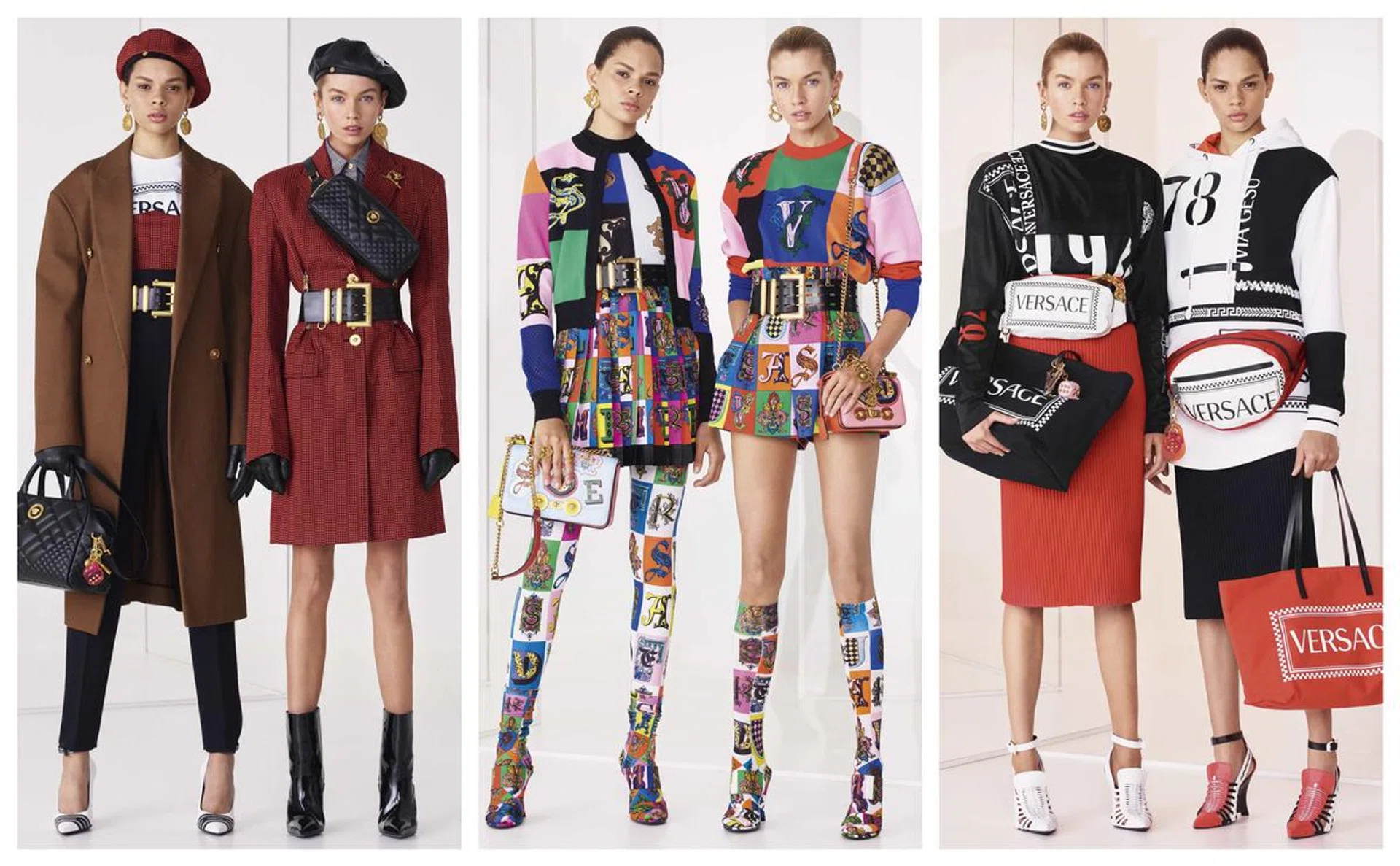 Versace, Resort 2019,Fashion, Looks