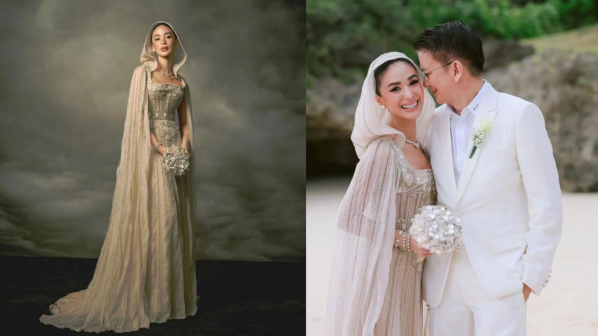 Heart Evangelista, Husband, Francis Chiz Escudero,Phillippines, Balesin Island, Wedding, Renewal Vows, Elie Saab,Michael Leyva
