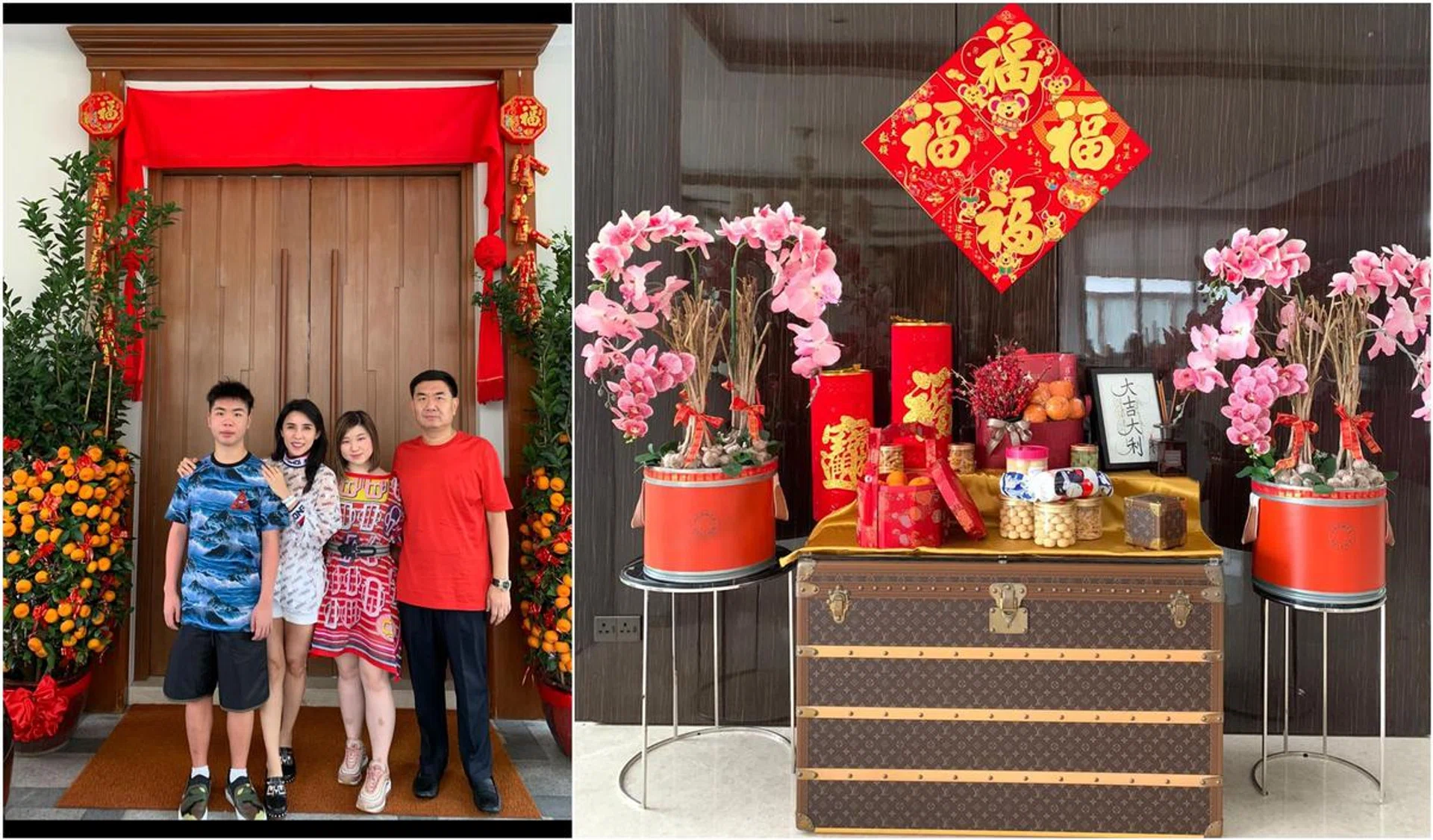 Chinese New Year Special: Social elite Fanty Soenardy adds a luxurious touch of red to every corner of the house