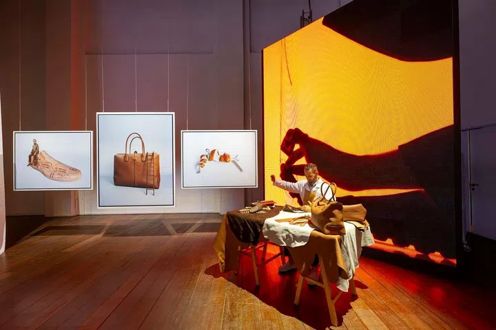 Tod's 在新加坡举行为期一日的“The Art of Craftsmanship”特别展览。 Photo Courtesy of Tod's