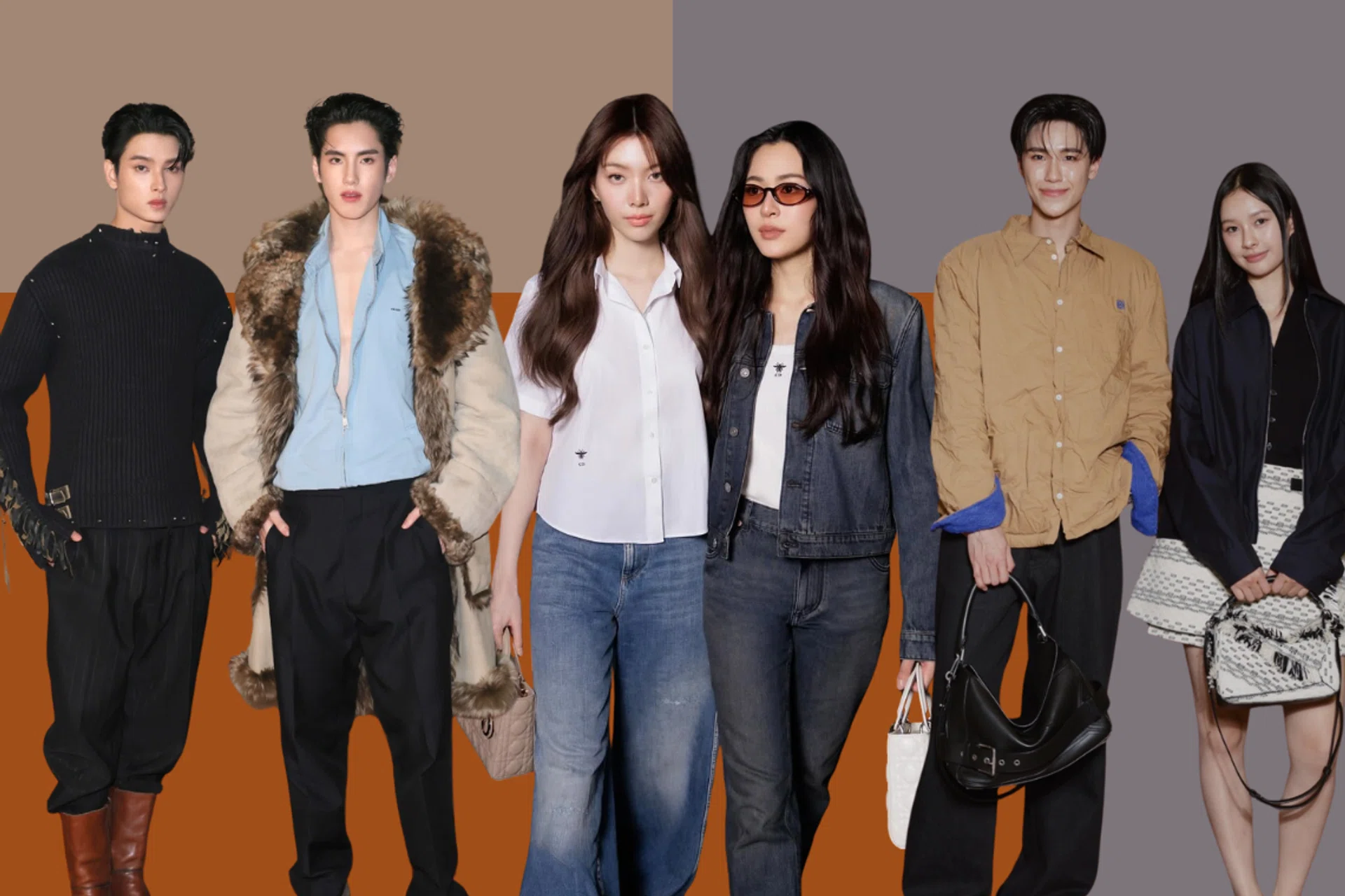 Thai Celebrities, Fashion Week FreenBecky NamtanFilm LingOrm