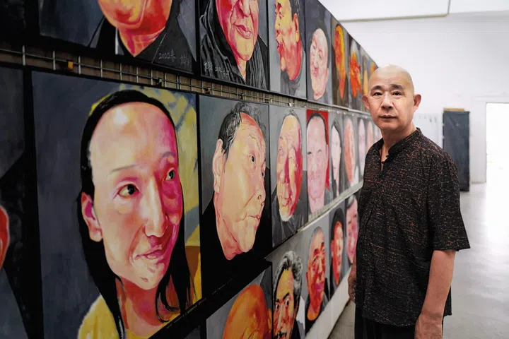 Fang Li Jun, Chinese Artist, 方力钧