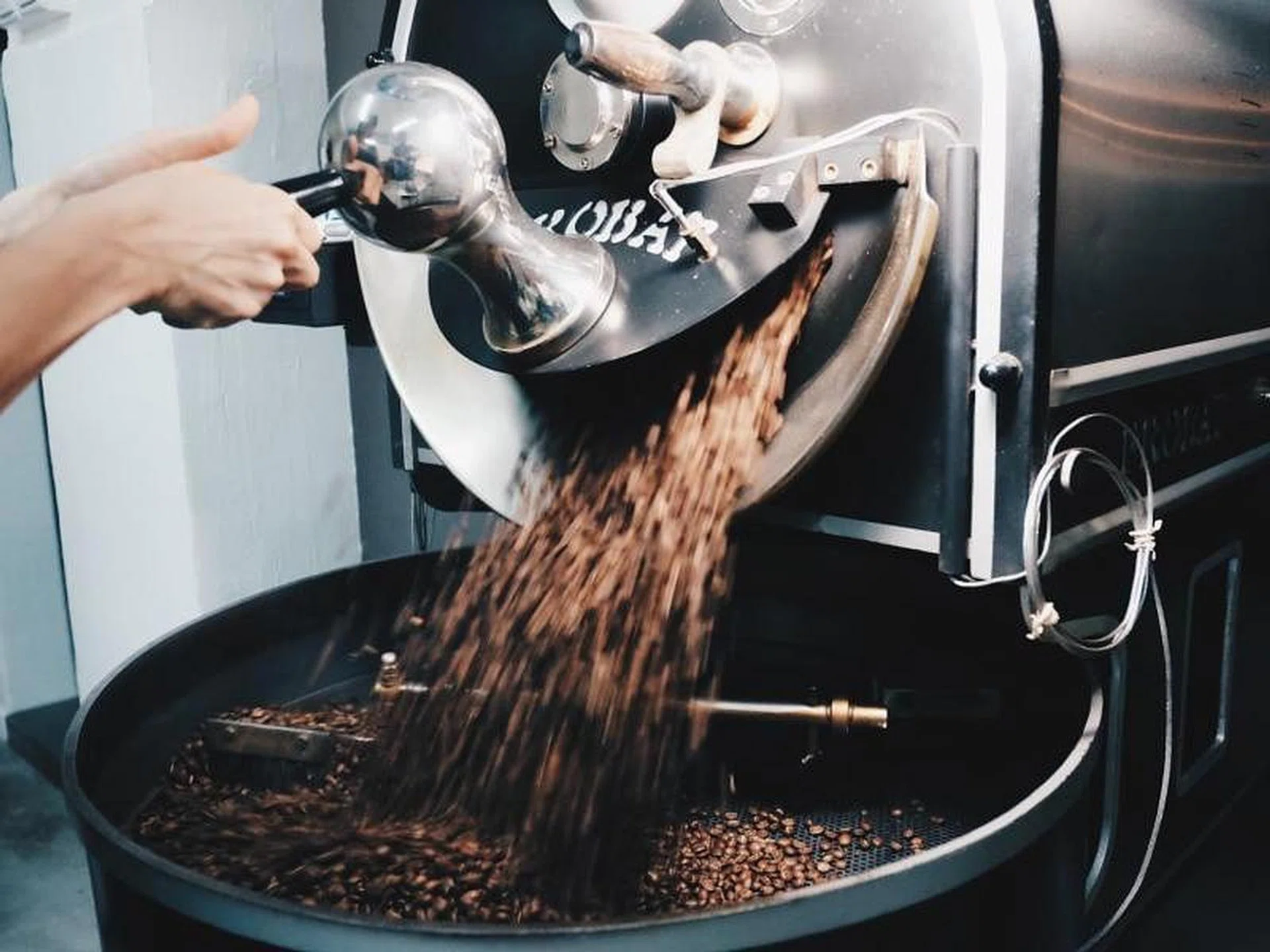 Nylon Coffee Roasters小量烘焙咖啡豆使用的是5公斤容量的烘焙机。