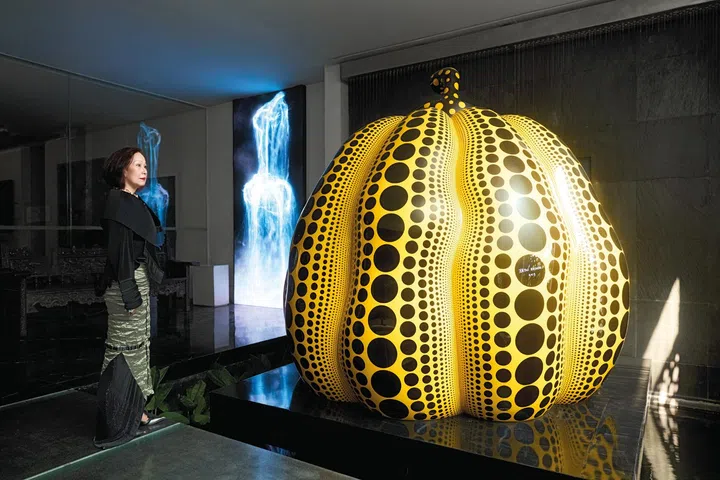 Lito Camacho, Kim Camacho, art collector, Yayoi Kusama