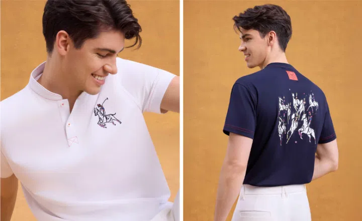 迎风Polo衫与T恤采用棉质面料制作，触感柔软自然亲肤。