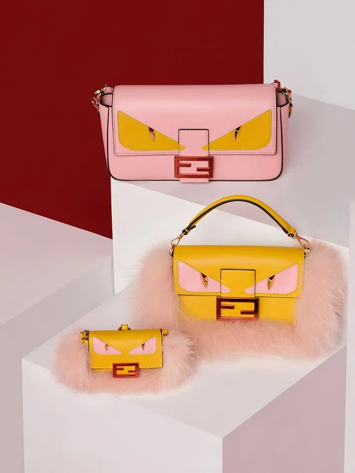 Fendi 2025春节限定Baguette手袋。Photo Courtesy of Fendi 