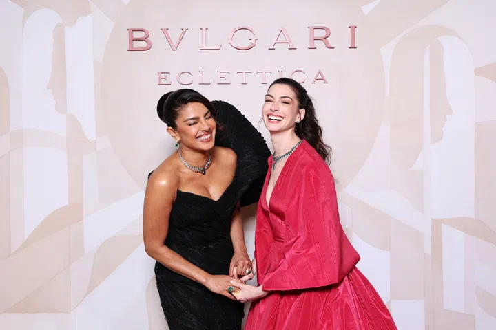 Bvlgari, 宝格丽, 高级珠宝, 刘亦菲、Dua Lipa等亮相宝格丽Eclettica高级珠宝发布会, Anne Hathaway, Priyanka Chopra Jonas