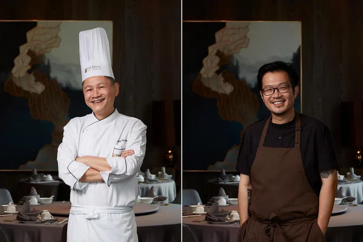 图说：郑化锟（左）和Chef Jesper两位大厨首次联手，为宾客倾情打造 八道式粤菜珍馐。Credit：Taste Paradise