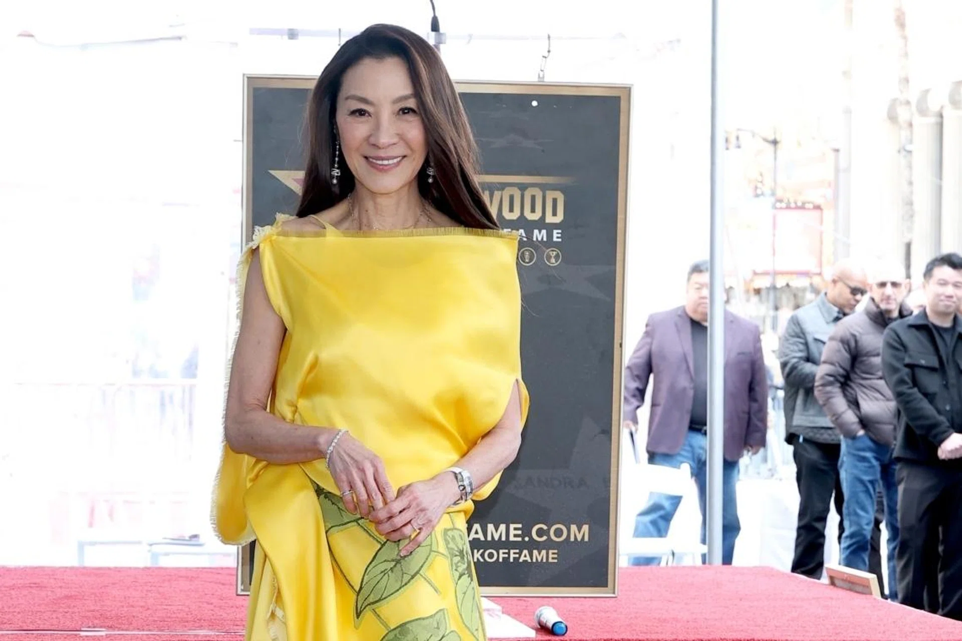 Michelle Yeoh Dior Hollywood Walk of Fame