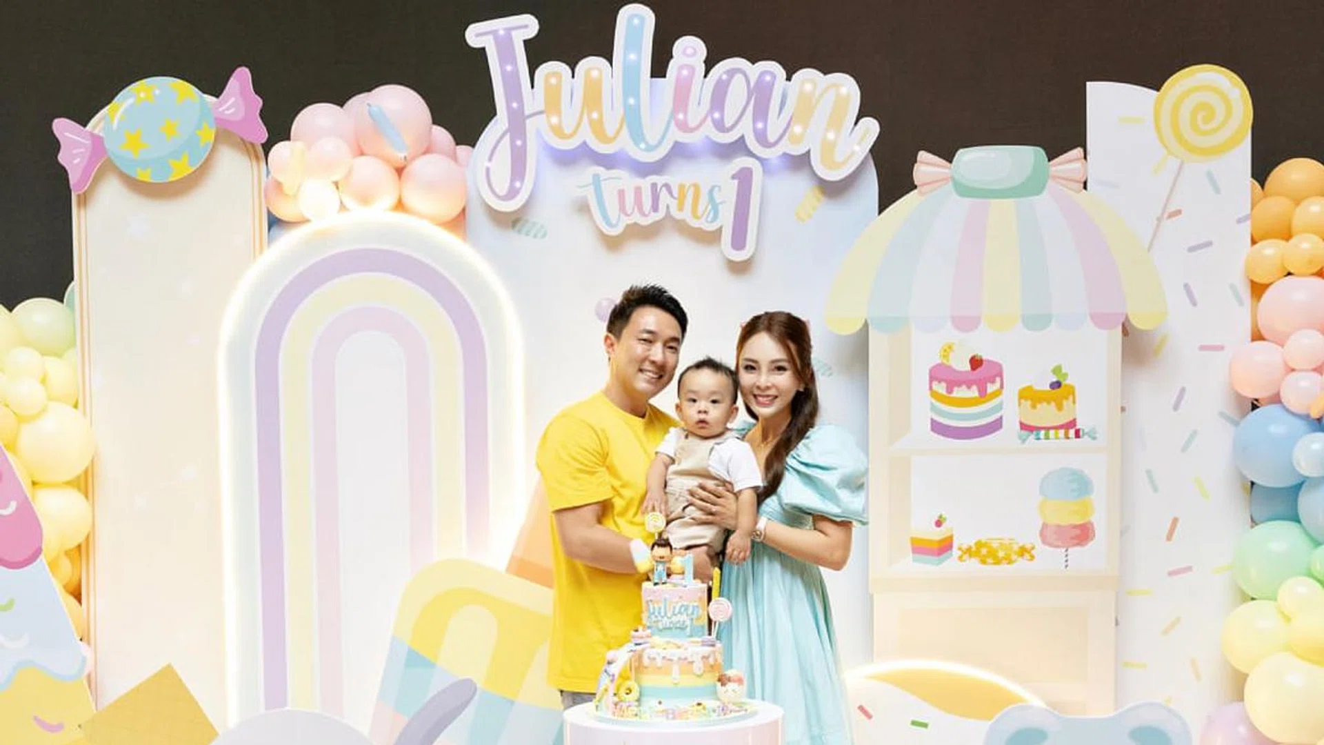 Wan Ting Candyland Party Capella Singapore for Son Birthday