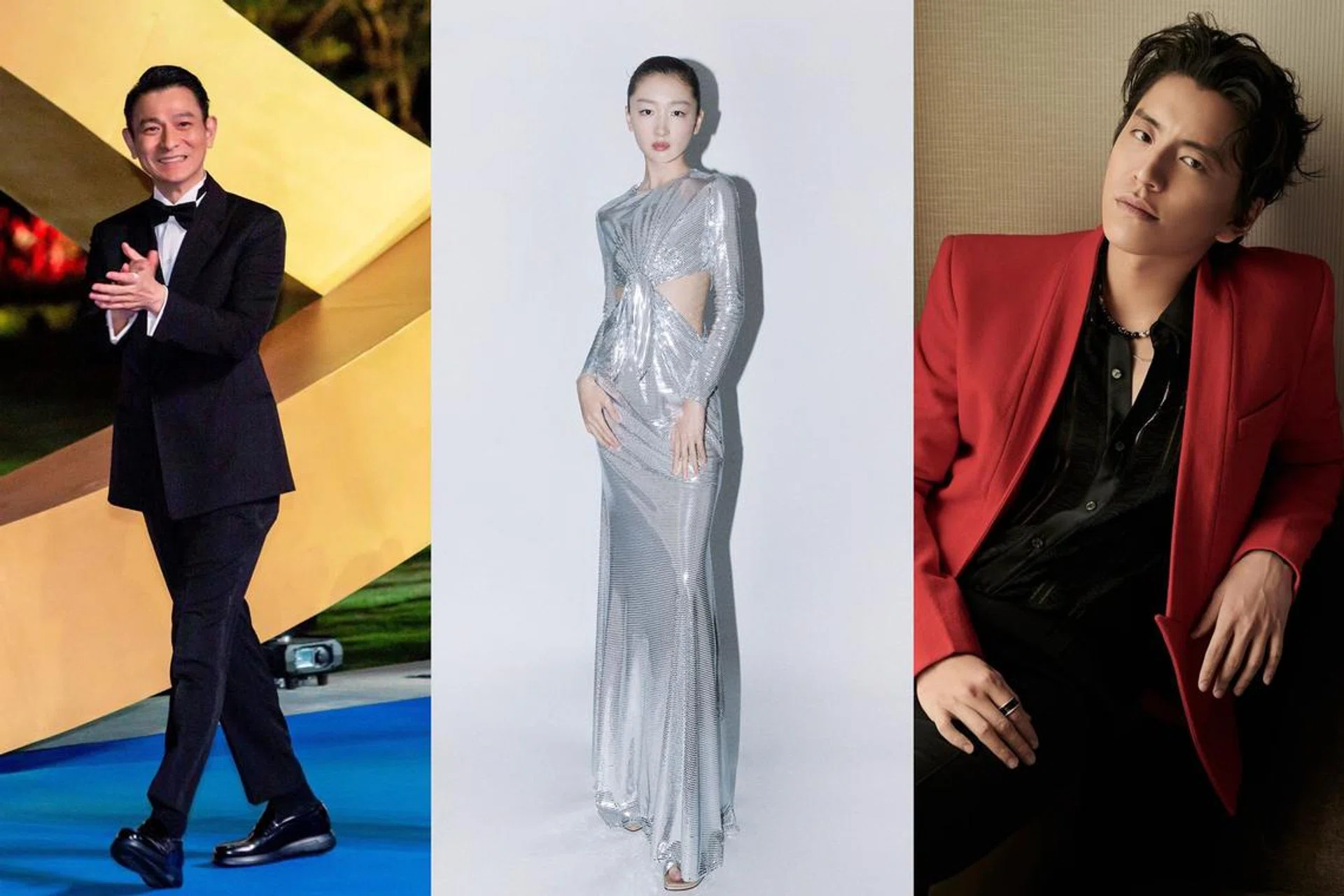 Golden Rooster Awards, Zhou Dong Yu, Andy Lau, Best Dressed, Fashion, Celebrities, Red Carpet, Huang Xiao Ming