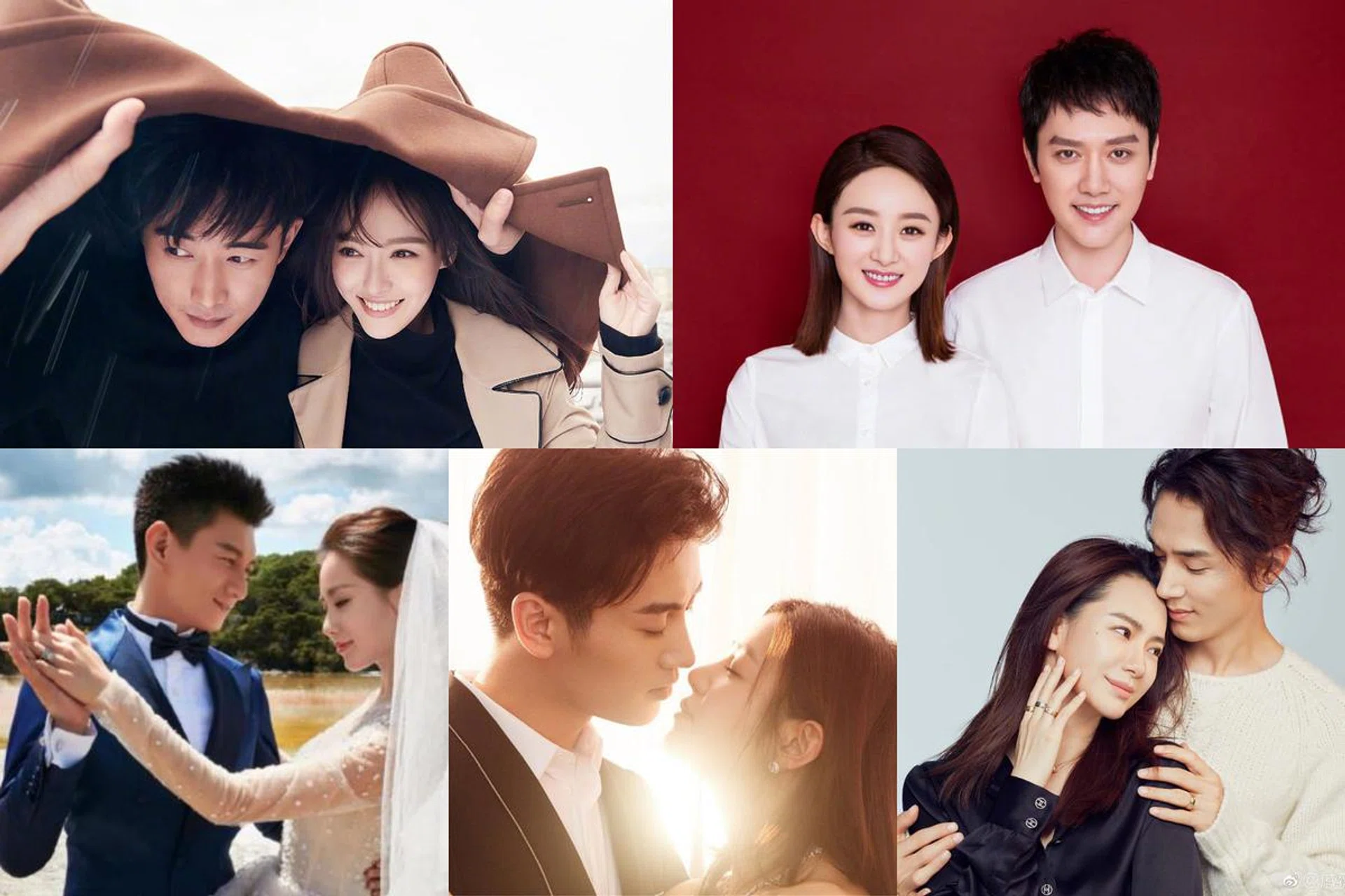 Top Chinese celebrity power couples that everyone's talking about