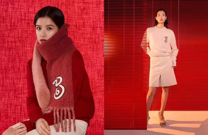 Burberry 2025新禧贺岁系列广告大片。Photo Courtesy of Burberry