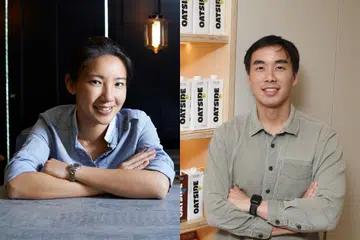 Janice Wong and Benedict Lee (Founder of Oatside)
