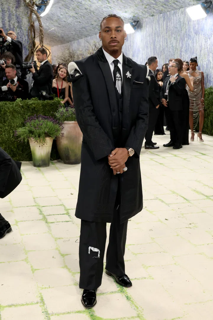 NEW YORK, NEW YORK - MAY 04: Justin Jefferson attends the 2026 Met Gala celebrating "Costume Art" at the Metropolitan Museum of Art on May 04, 2026 in New York City. (Photo by John Shearer/WireImage)