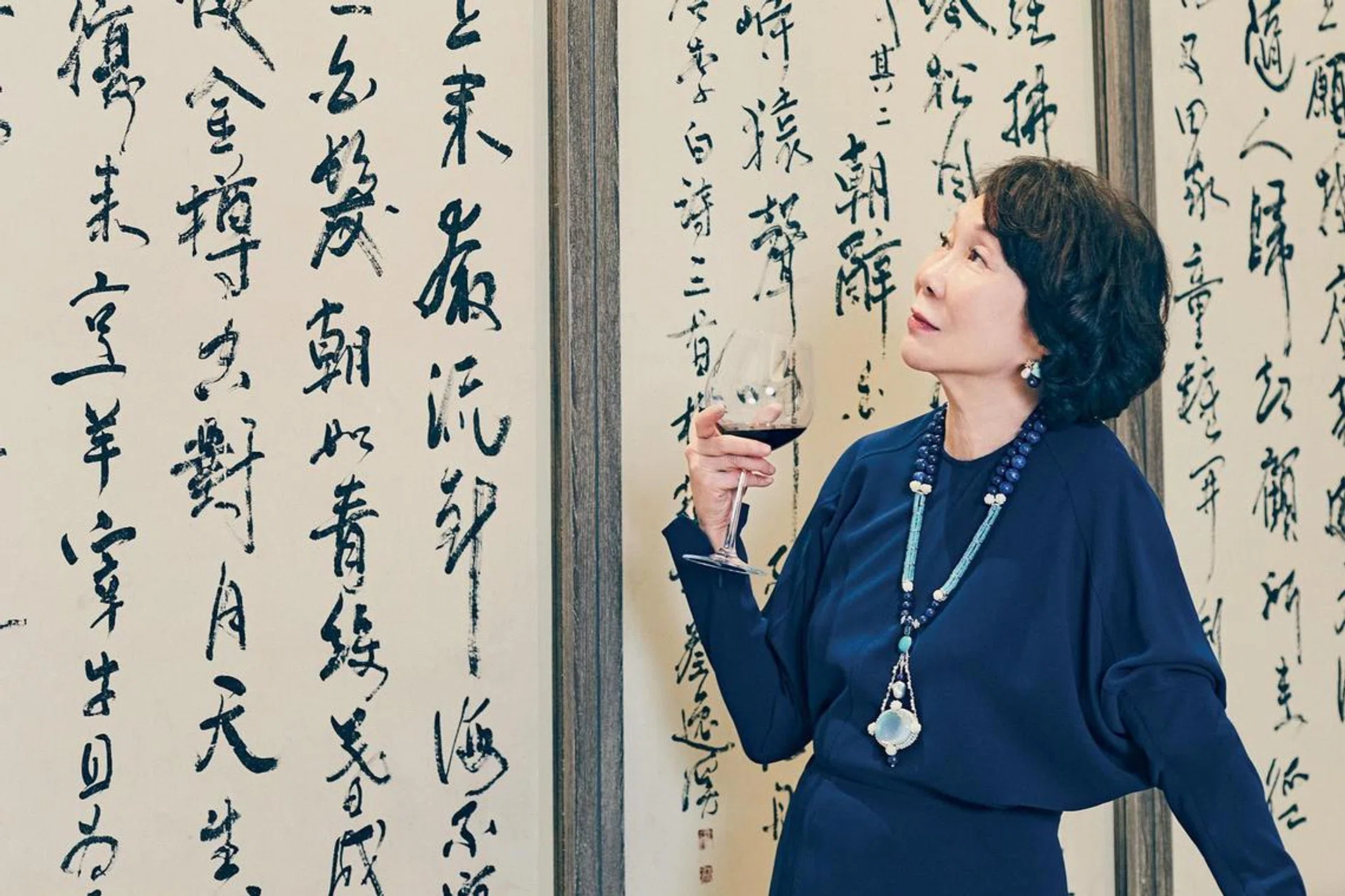Wee Wei Ling, UOB, Pan Pacific Orchard, Pan Pacific Hotel, Pan Pacific Hotels Group, Art, Art collectors, Chua Ek Kay, 黄玮玲, 蔡逸溪, calligraphy, Chinese art