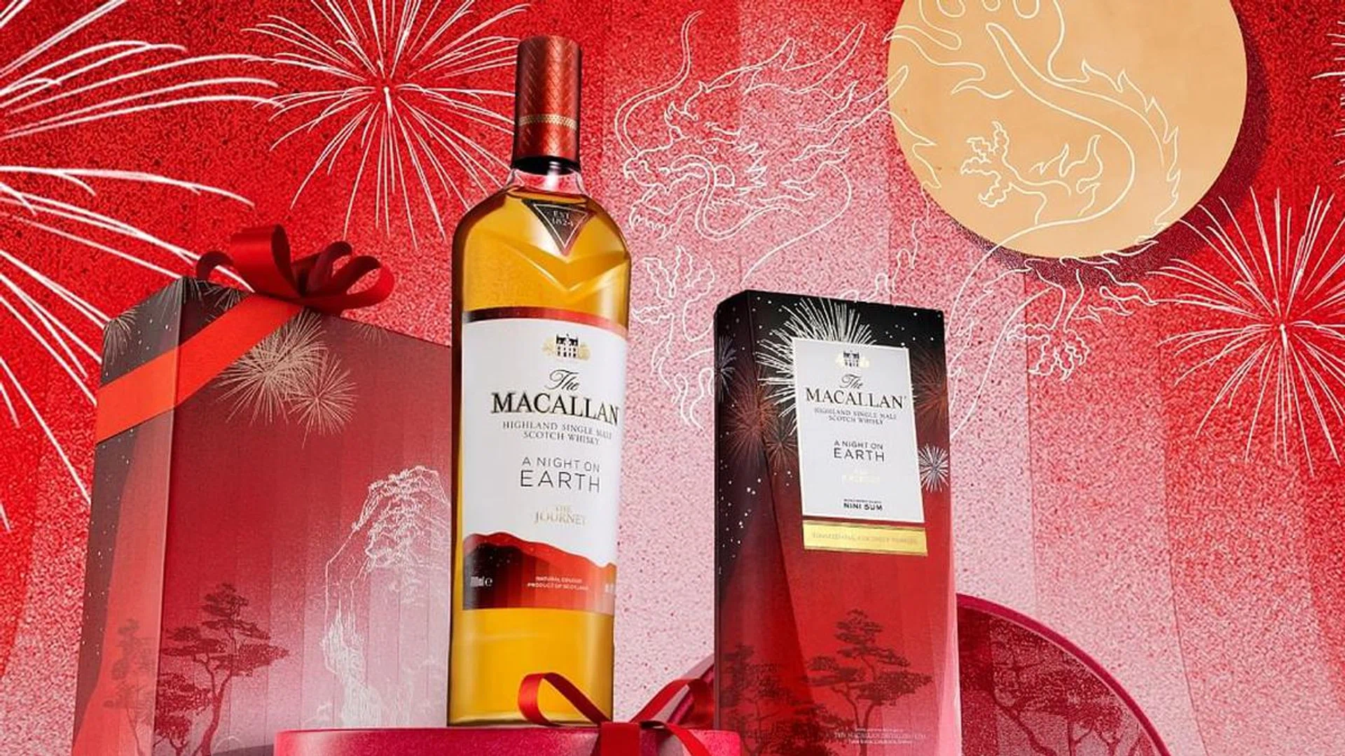 Spirits, whisky, alcohol, limited edition spirits, chinese new year, Lunar new year, Chinese new year limited edition spirits, limited edition whisky, Johnnie Walker Blue Label, Macallan, Martell, Hennessy, The Glenlivet, Kurayoshi , Glenfiddich