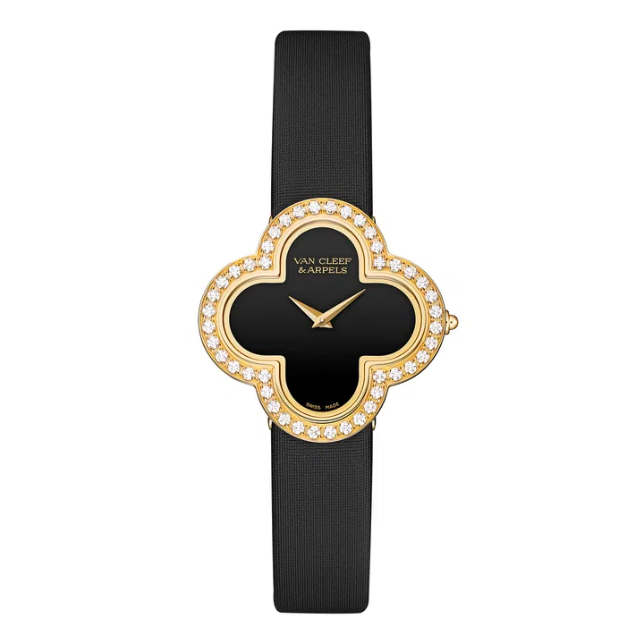 Van Cleef & Arpels Alhambra Onyx watch, watches