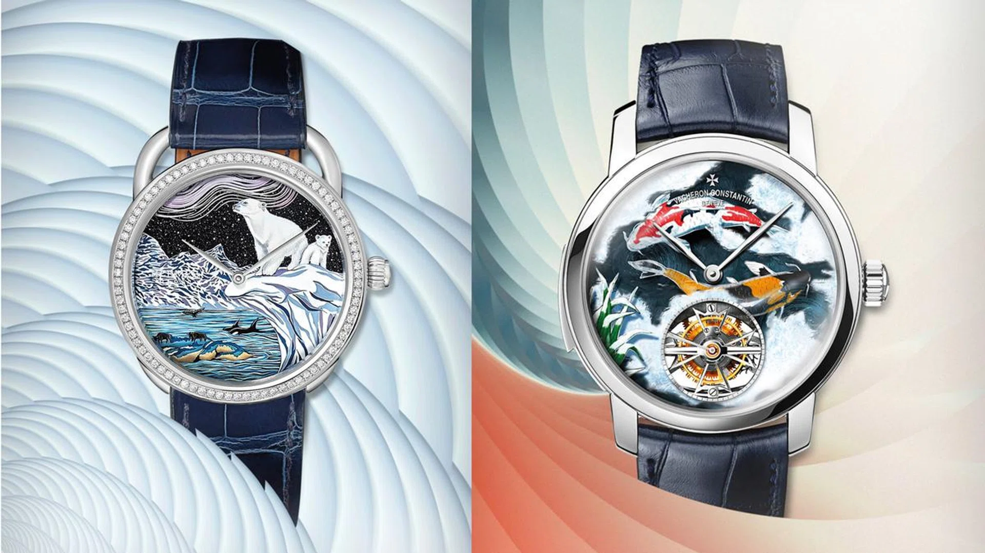 Watch Spread, Watches, Artistic Dials, Artistry on dials, art on dials, watch dials, masterpiece watches, timepieces, Watches & Jewellery, Patek Philippe, Cartier, BVLGARI, Blancpain, Chaumet, Chopard, Vacheron Constantin, Piaget, Hermes, Van Cleef & Arpels