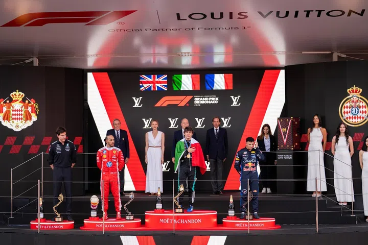 Kimi Antonelli Monaco 2026 Louis Vuitton